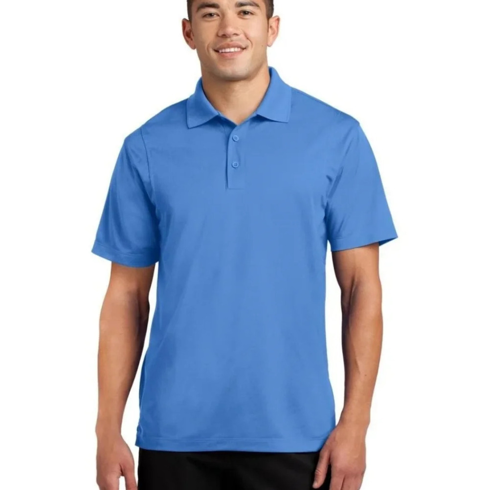 Sport-Tek Blue Collared Polo Shirt Size Men's XL LIKE NEW